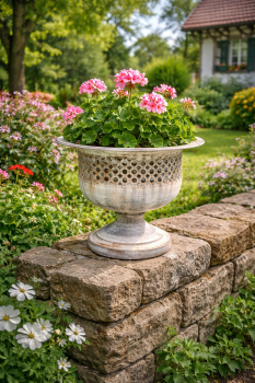 Preview: Amphore - Blumenübertopf - Antik Look